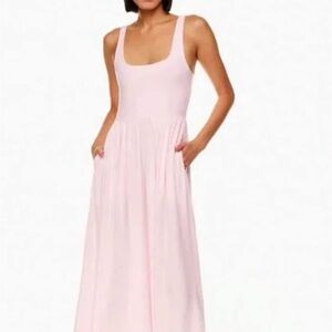 Elegant Pink Maxi Dress